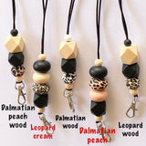 Patterned beaded lanyards